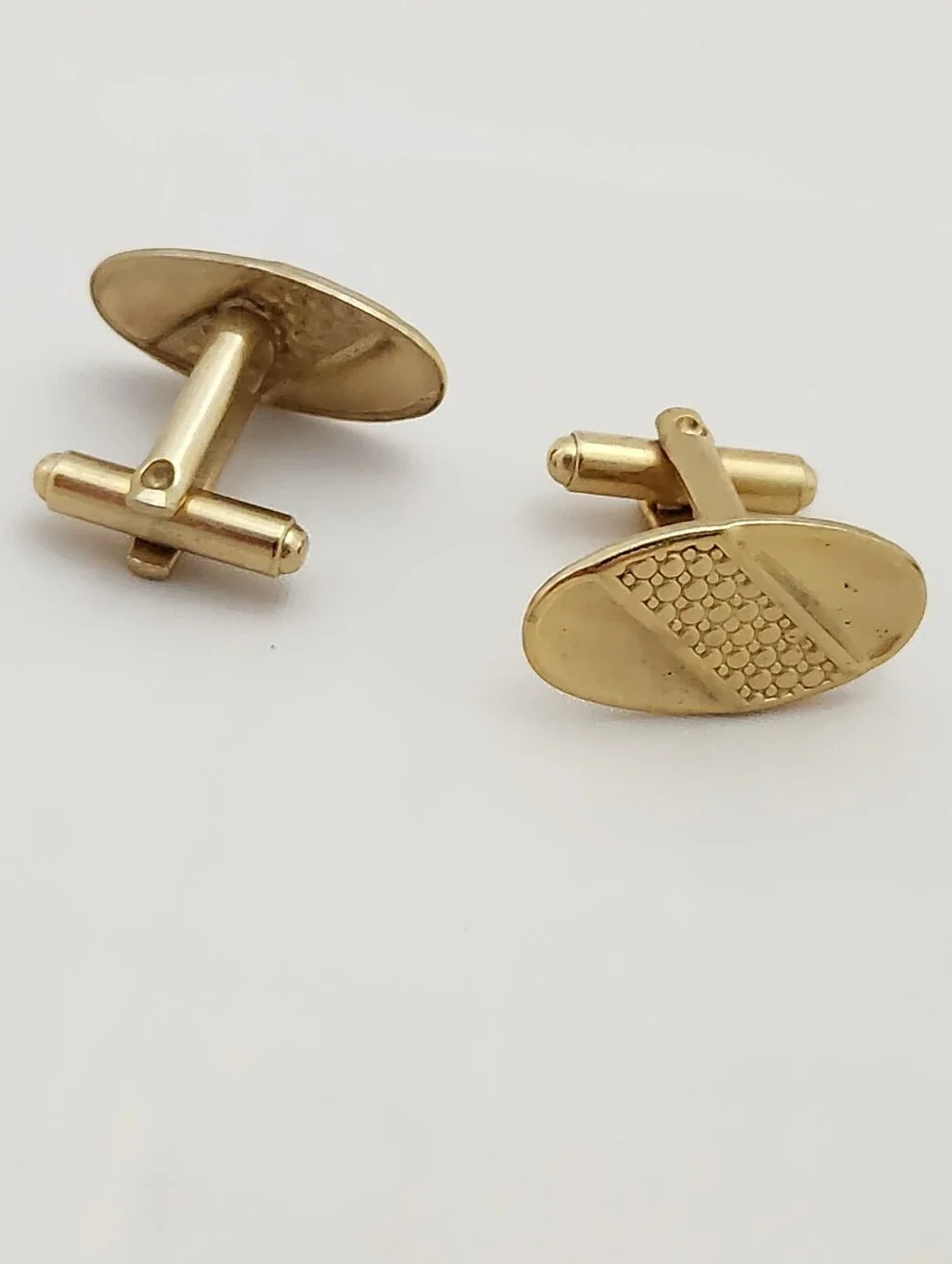 Vintage Cufflinks Lot Foster Swank Cuff Links Gold Color Silver Tone 4 Pairs VTG